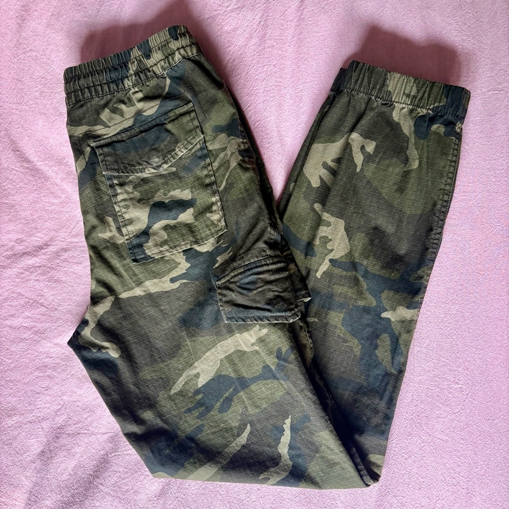 Old Navy Camouflage Cargo Jogger Pants Green Men’s Medium Tall